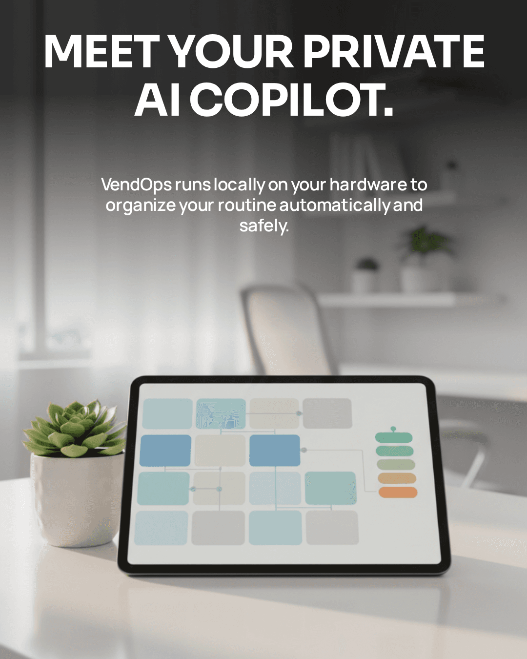 Campaign image with the message Meet your private AI copilot.
